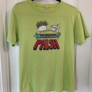 Rare Phish 1998 Summer Tour Graphic T-Shirt in Green